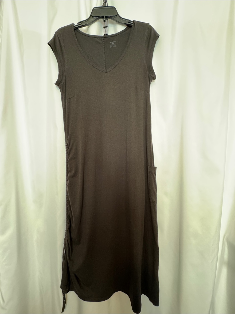 Horny Toad Black Sleeveless V-Neck Maxi Dress